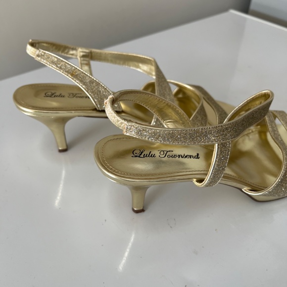 Gold sandals size 10m - Picture 3 of 3